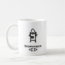 Tre Öga Bot Biophysics Geek Kaffemugg