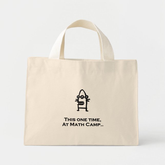 Tre Öga-bot den här gången på Math Camp Mini Tygkasse (Framsidan)