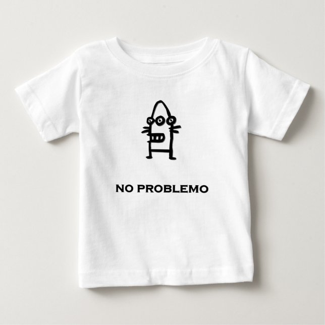 Tre Öga Bot inga problem Tee Shirt (Framsida)