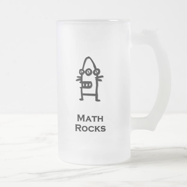 Tre Öga Bot Math Sten Frostat Ölglas (Höger)