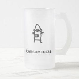 Tre Öga Bot-medvetande Frostat Ölglas