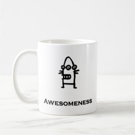 Tre Öga Bot-medvetande Kaffemugg