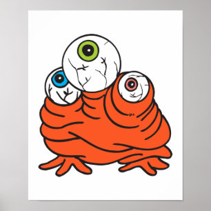 tre ögonbollar poster