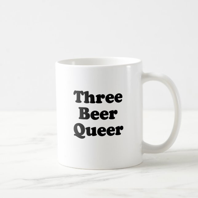 Tre öl queer kaffemugg (Höger)