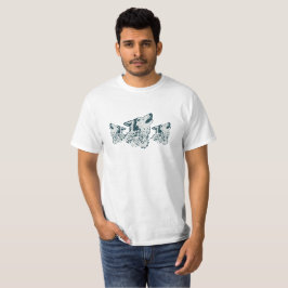 Tre olika Vargar För manar T-shirt