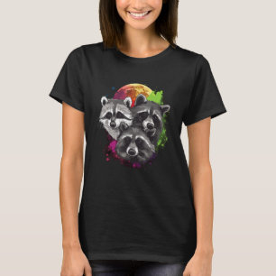 Tre opossummor som liknar Måne 3 Opossumsummor Fun T Shirt