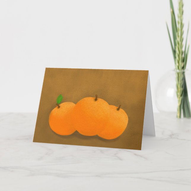 Tre Orangar Kort (Framsida)