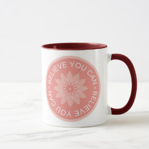 Tre ordcitationstecken ~Believe dig Can~ Mugg