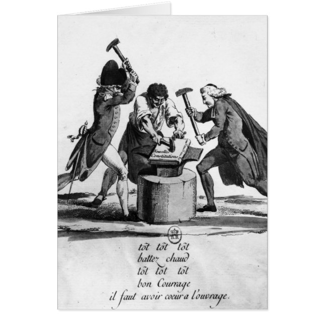 Tre order hälsningskort (Framsidan)