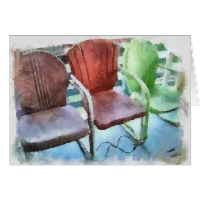 Tre ordförande hälsningskort (Framsidan Horizontal)