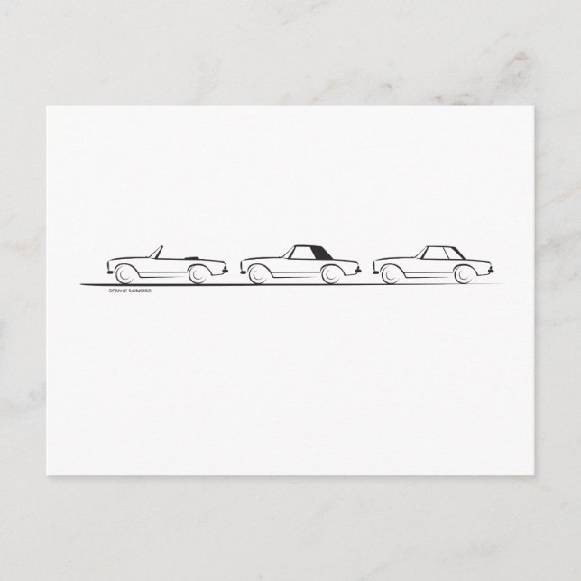 Tre Pagoda SLs Vykort (Framsida)