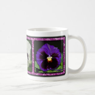 Tre Pansies 01 Kaffemugg