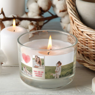 Tre par foto Valentines Gift Rektangulärt Klistermärke