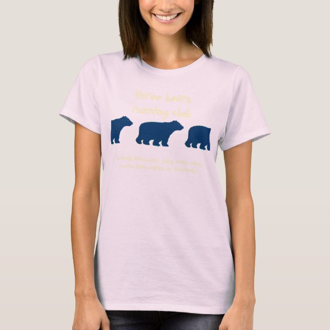 Tre päron, långklippta T Shirt (Framsida)