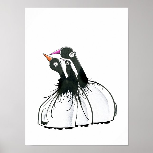 Tre Party-monster Poster (Framsidan)