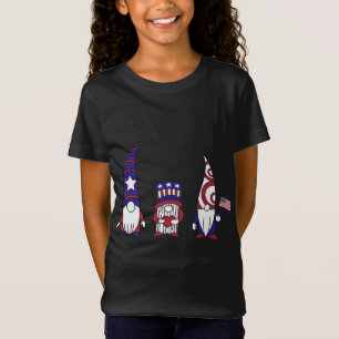 Tre Patriotic Gnomes USA T Shirt