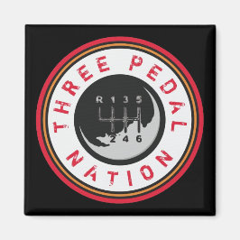 TRE PEDAL NATION Magnet