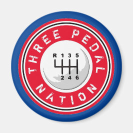 TRE PEDAL NATION Magnet
