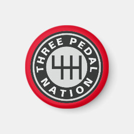 TRE PEDAL NATION Magnet