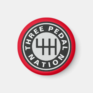 TRE PEDAL NATION Magnet