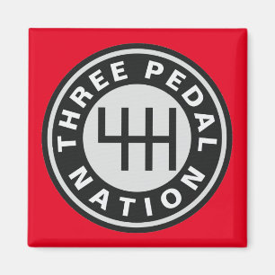 TRE PEDAL NATION Magnet