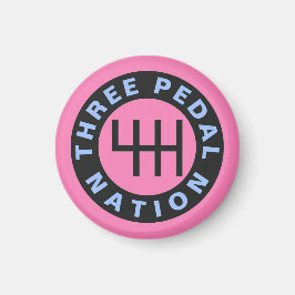 TRE PEDAL NATION Magnet