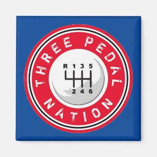 TRE PEDAL NATION Magnet