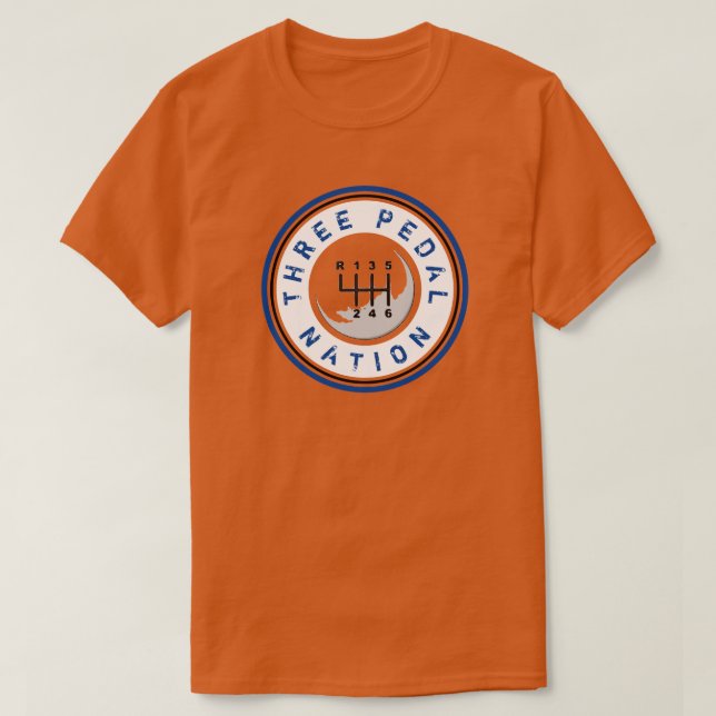 TRE PEDAL NATION T-Shirt (Design framsida)