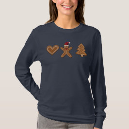Tre pepparkaksjul cookieformer t shirt