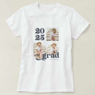 Tre Photo Retro 2025 Student Blue T Shirt
