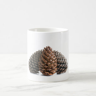Tre pinekon kaffemugg