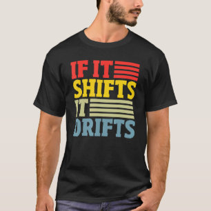 Tre pipettbilar Håll skift-manuell transmission T Shirt