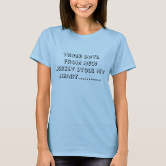 Tre pojkar från nytt - jerseyen stal min hjärta t-shirt