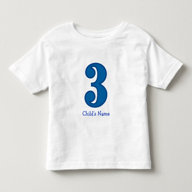 Tre pojkar, Namn Tee Shirt (Framsida)
