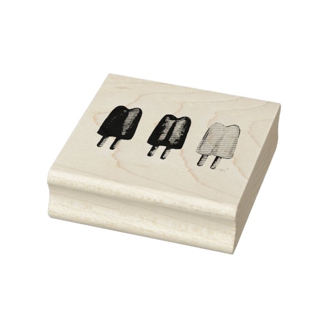 Tre populationer Två populationskärl Ice Lolly Fri Stämpel (Stämpel)