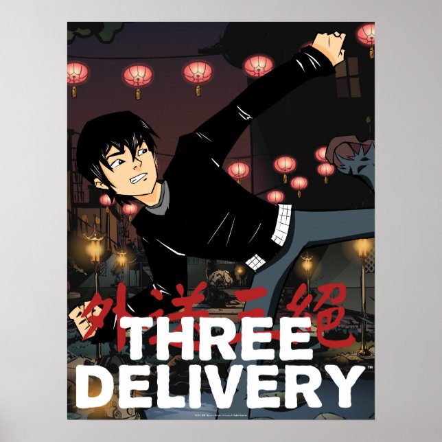 Tre Poster för Delivery™ Sid (Framsidan)