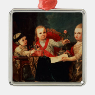 Tre Princes, barn av Charles III Julgransprydnad Metall