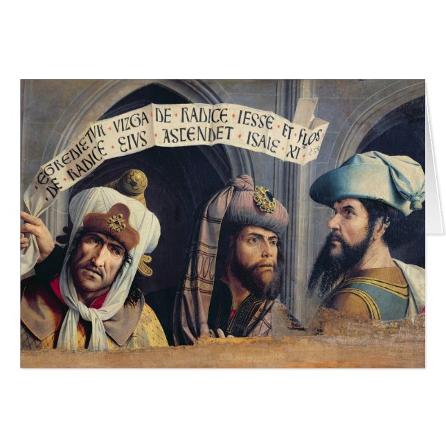 Tre profeter, Provence skolar Hälsningskort (Framsidan Horizontal)