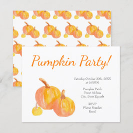 "Tre pumpor" Inbjudningar