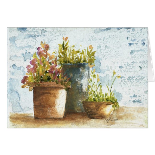 "Tre punkter" Hälsningskort (Framsidan Horizontal)