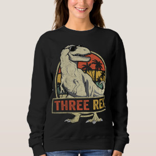 Tre Rex 3: e födelsedagen 3: e doseringen 3 år gam T Shirt