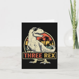 Tre Rex 3:e födelsemeddelandet 3:e doseringstillfä Kort