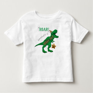 Tre-Rex-dosoaur 3:e födelsedagen T Shirt