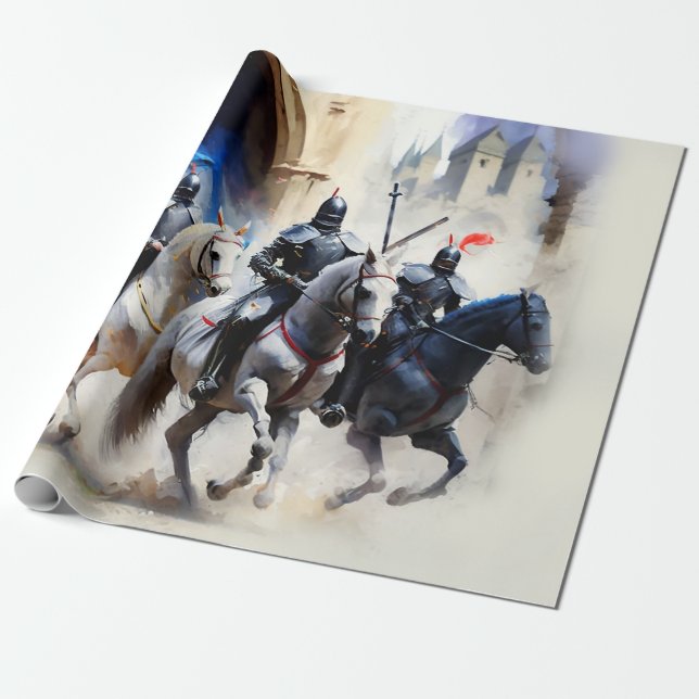 Tre riddare beger sig av - Uppdraget Presentpapper (Utrullad)