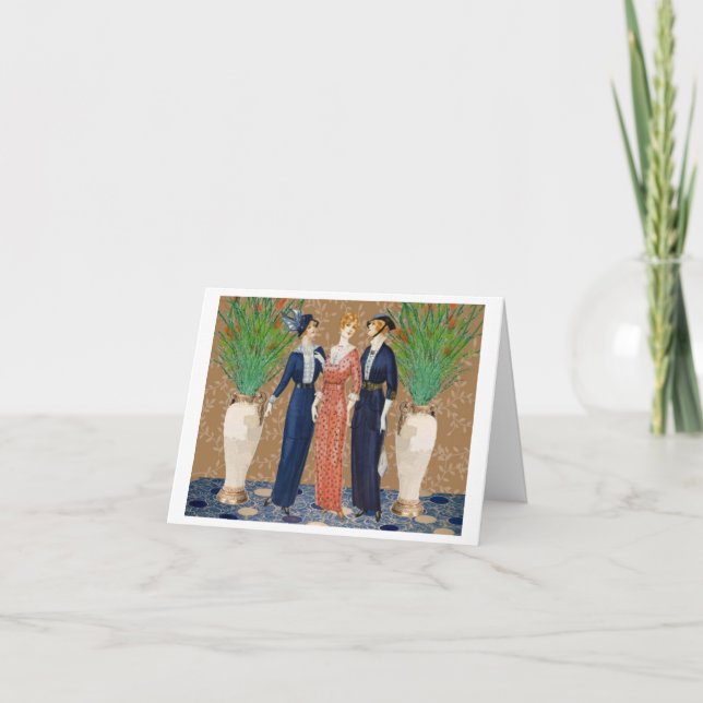 Tre riktiga damer kort (Framsida)