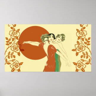 TRE RO, Art Deco Dam: SOMMER SUNSHINE Poster