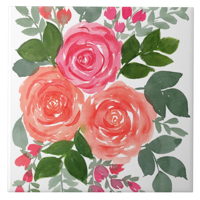 TRE RO KAKELPLATTA (Framsidan)