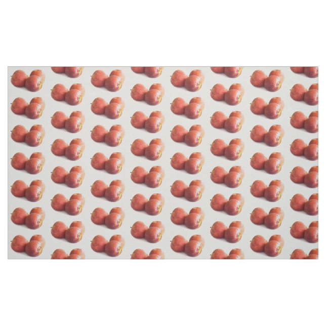 Tre röda äpplen tyg (Fat Quarter)