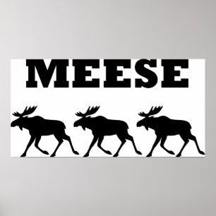 Tre roliga Meese Poster