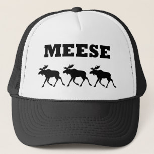 Tre roliga Meese Truckerkeps